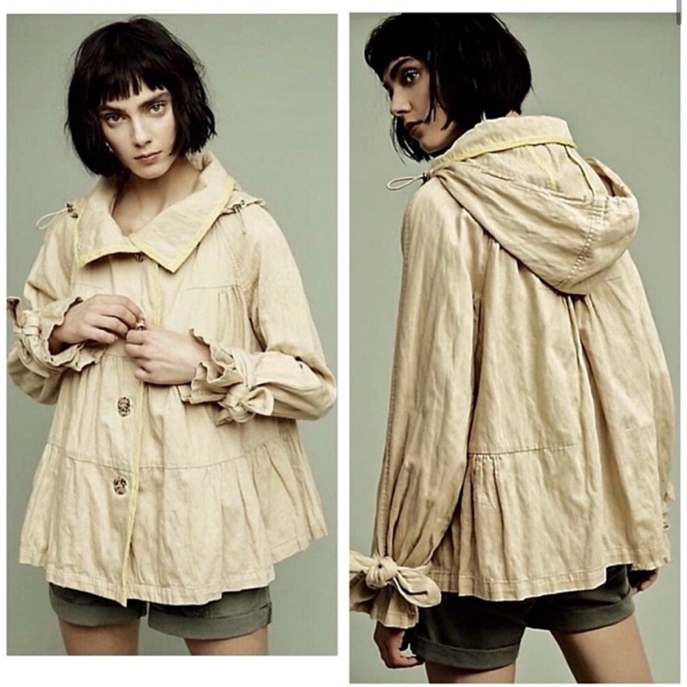 Anthropology Hei Hei Tiered Swing Jacket